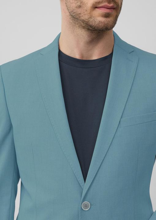 Actual product image S.Oliver Indoor-Sakko s.O PURE: Meliertes Sakko aus Stretch-Twill im Slim Fit (46)