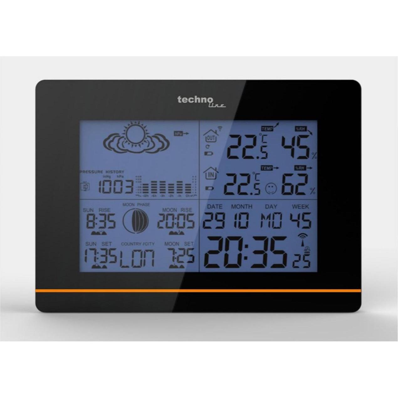 Thumbnail - Technoline Ws6750, Wetterstation, Schwarz