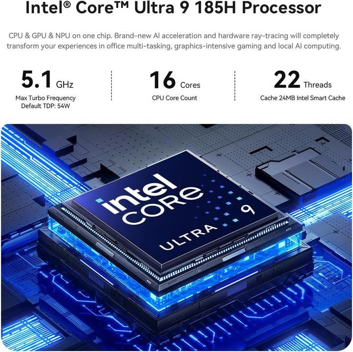 Image du produit Beelink Mini-PC SEi14 mit Intel Core Ultra 9 185H (Intel Core Ultra 9 185H)