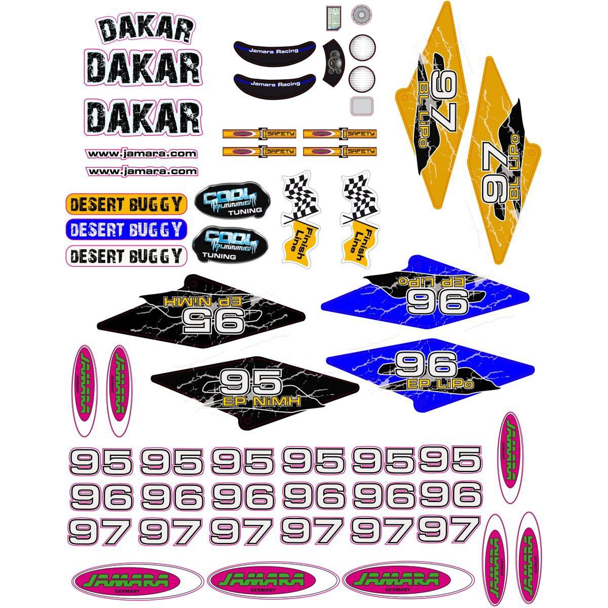 Jamara Dekorbogen Dakar