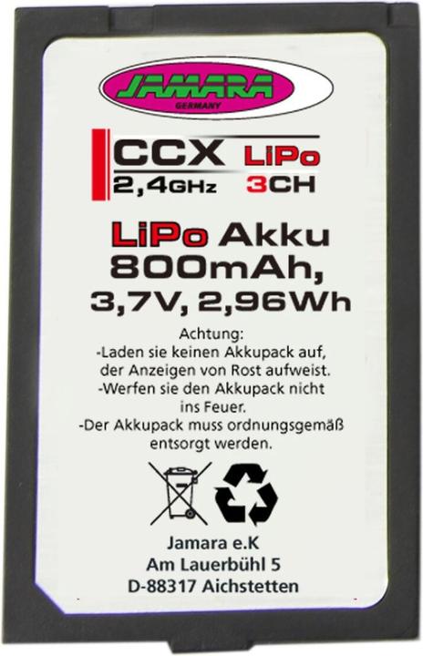 Produktbild Jamara Akku CCX (3.70 V, 800 mAh)