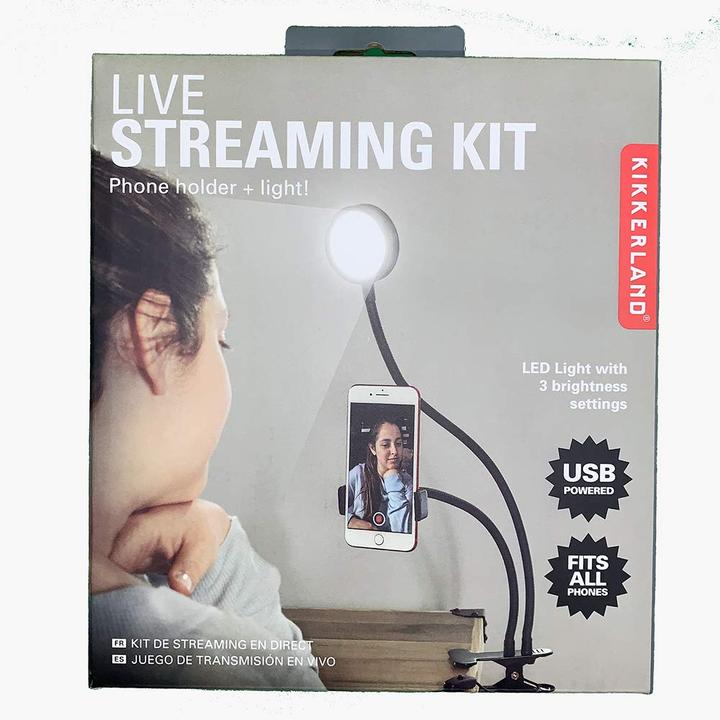 Actual product image Kikkerland Live Streaming Kit
