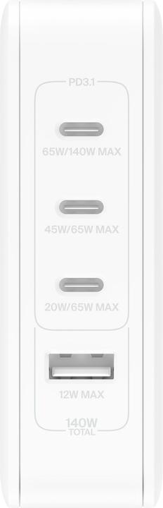 Immagine prodotto Belkin Boost Charge Pro 4-Port GaN Charger (140 W)