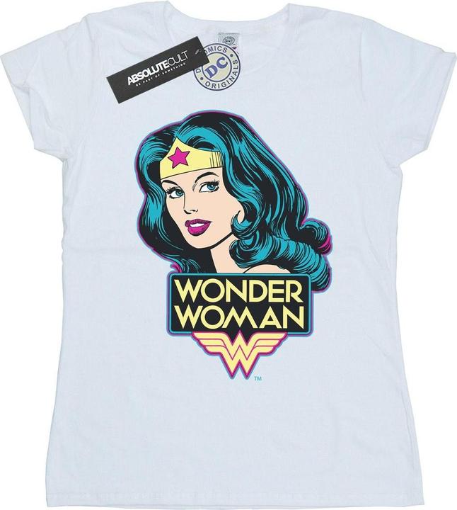 Immagine prodotto Wonder Woman Head Maglietta Donna (L)