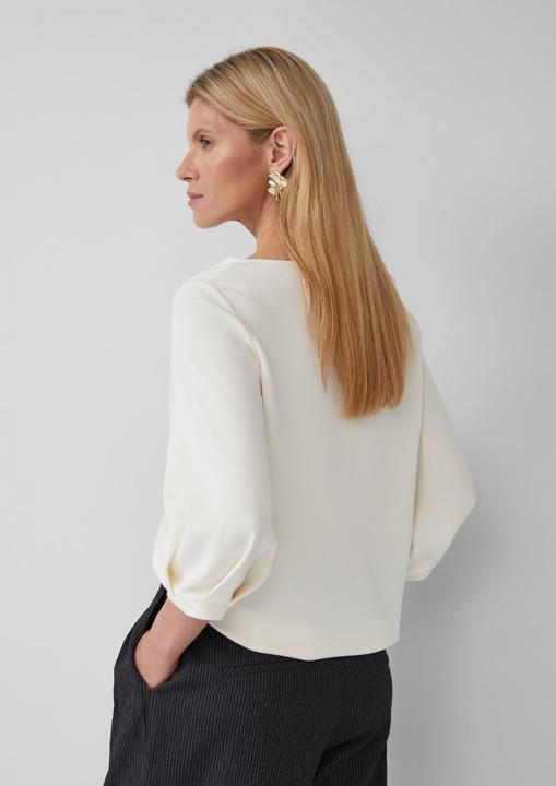Produktbild s.Oliver Sweatshirt Weiches Sweatshirt aus Scuba mit Wasserfall-Ausschnitt (36)