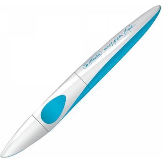 Herlitz, Penne, roller stile my.pen Ocean Blue (Bianco, Blu, 1 x)