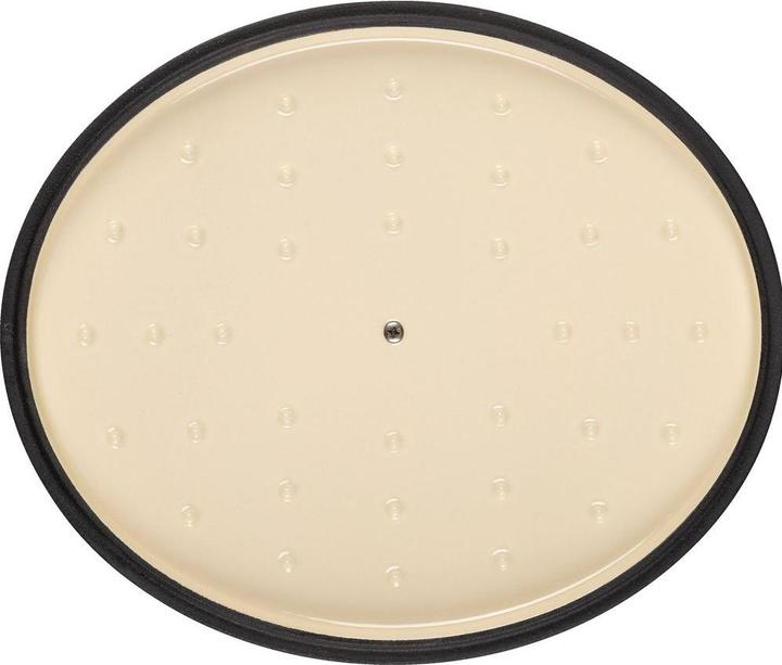 Productafbeelding Ballarini Cocotte BELLAMONTE 33 cm ovaal gietijzeren braadpan zwart 6,5 liter (Gietijzer)