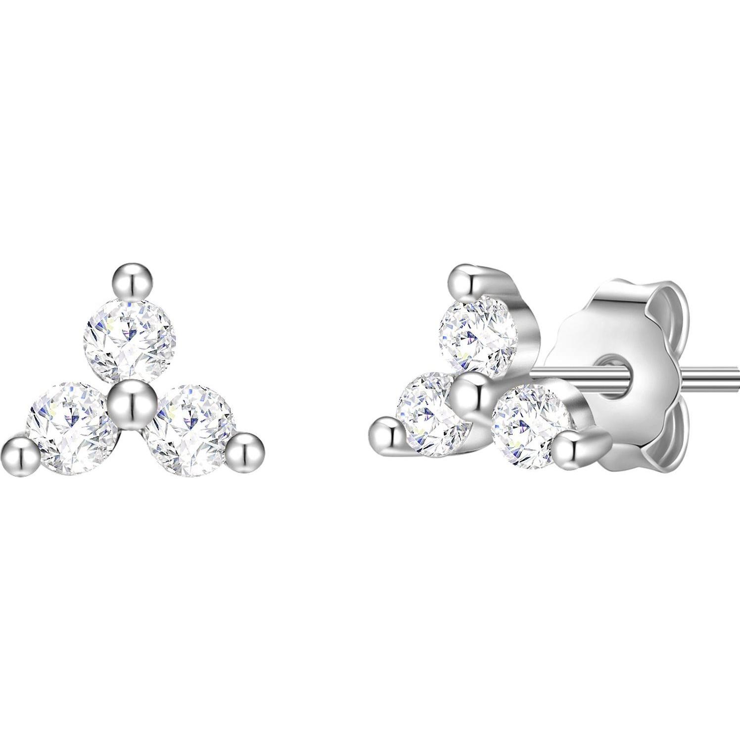 Glanzstücke München, Ohrringe, Damen Sterling Silber Zirkonia silber - 12454, (Sterling Silber)