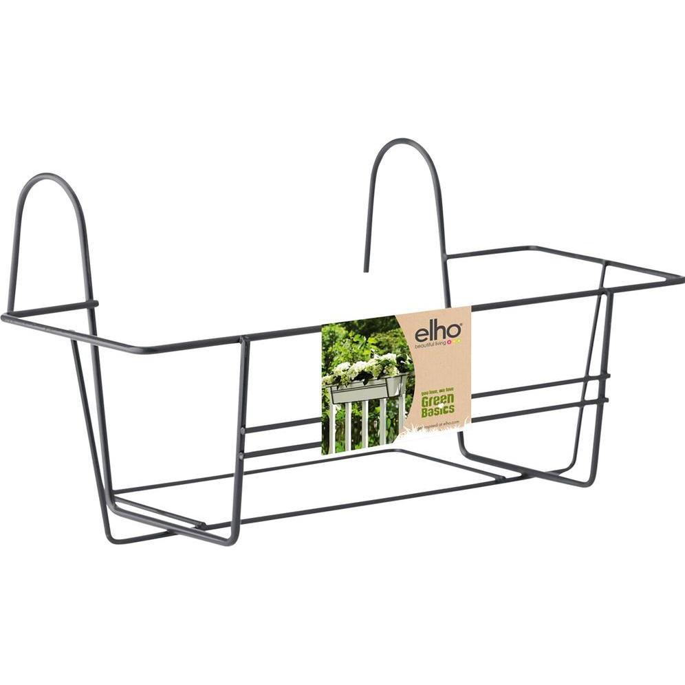 Elho, Blumentopf Zubehör, Halterung fr Balkonkasten L 40 cm Kunststoff anthrazit
