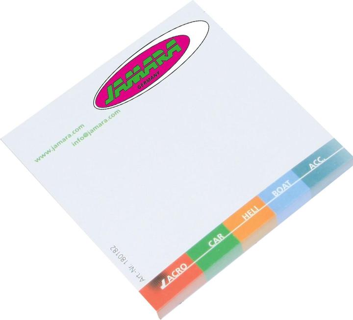 Image du produit Jamara Bloc-notes adhésifs petit format 25 feuilles