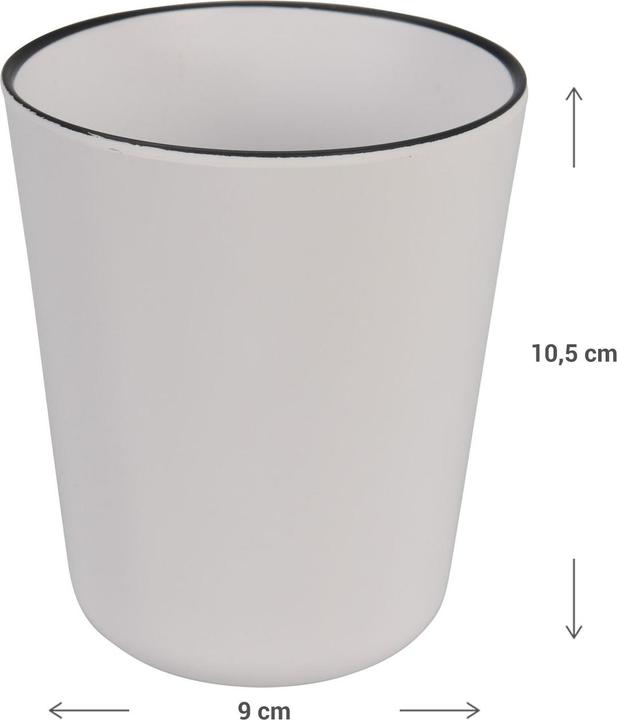 Actual product image Excellent Houseware Melamine mug, white (1x)