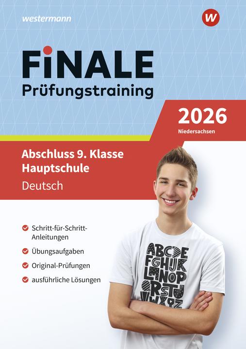 Produktbild FiNALEPrüfungstrainingAbschluss9.KlasseHauptschuleNiedersachsen (Deutsch, Martina Hartwig, Melanie Priesnitz, 2025)