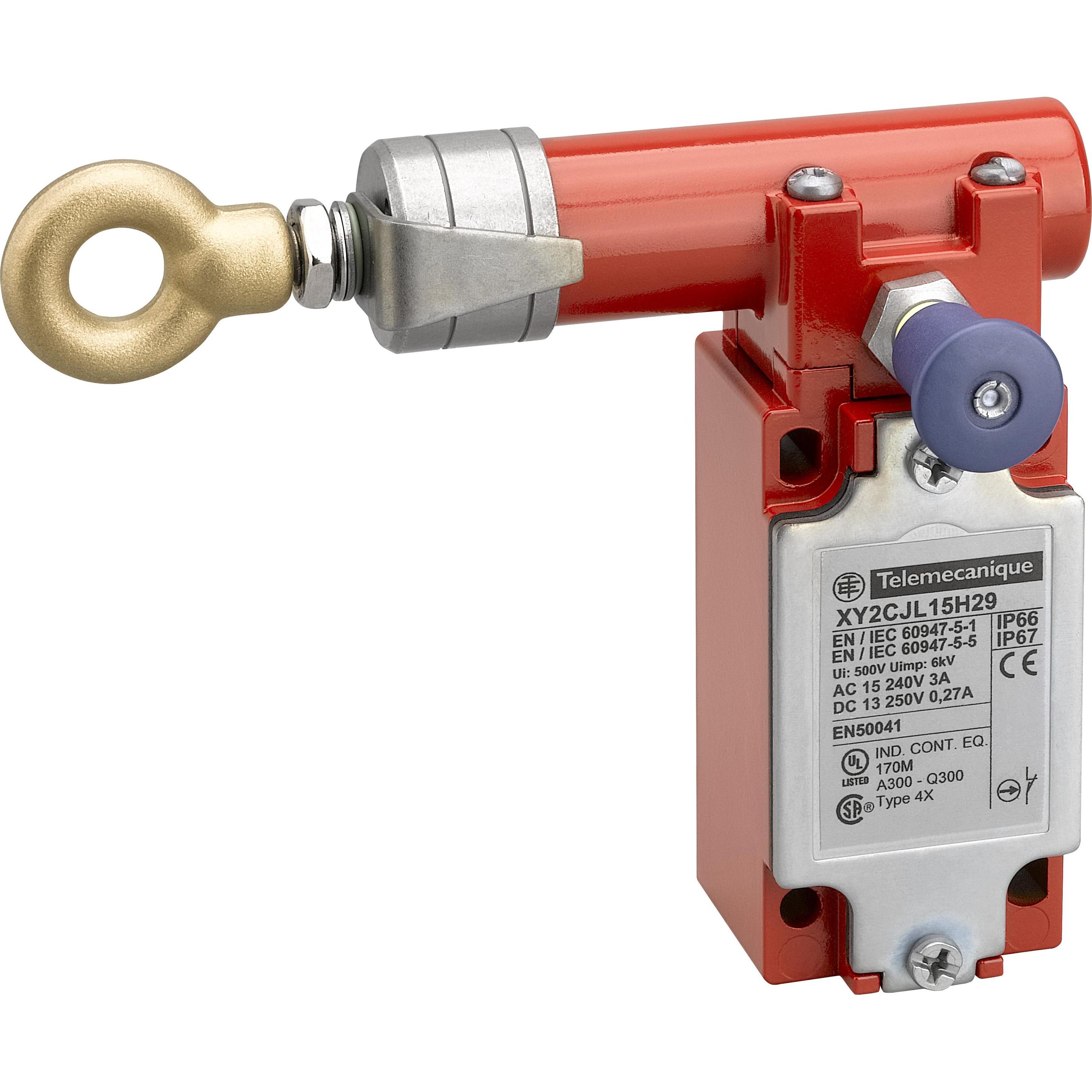 Thumbnail - TE Sensors Rope Pull Switch, LH, ISO M20, 1NC 1NO, Automatisierung