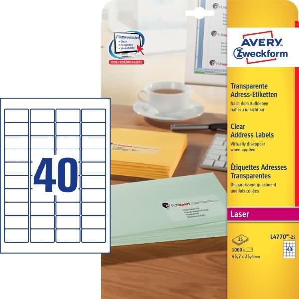 Produktbild Avery Adress-Etiketten