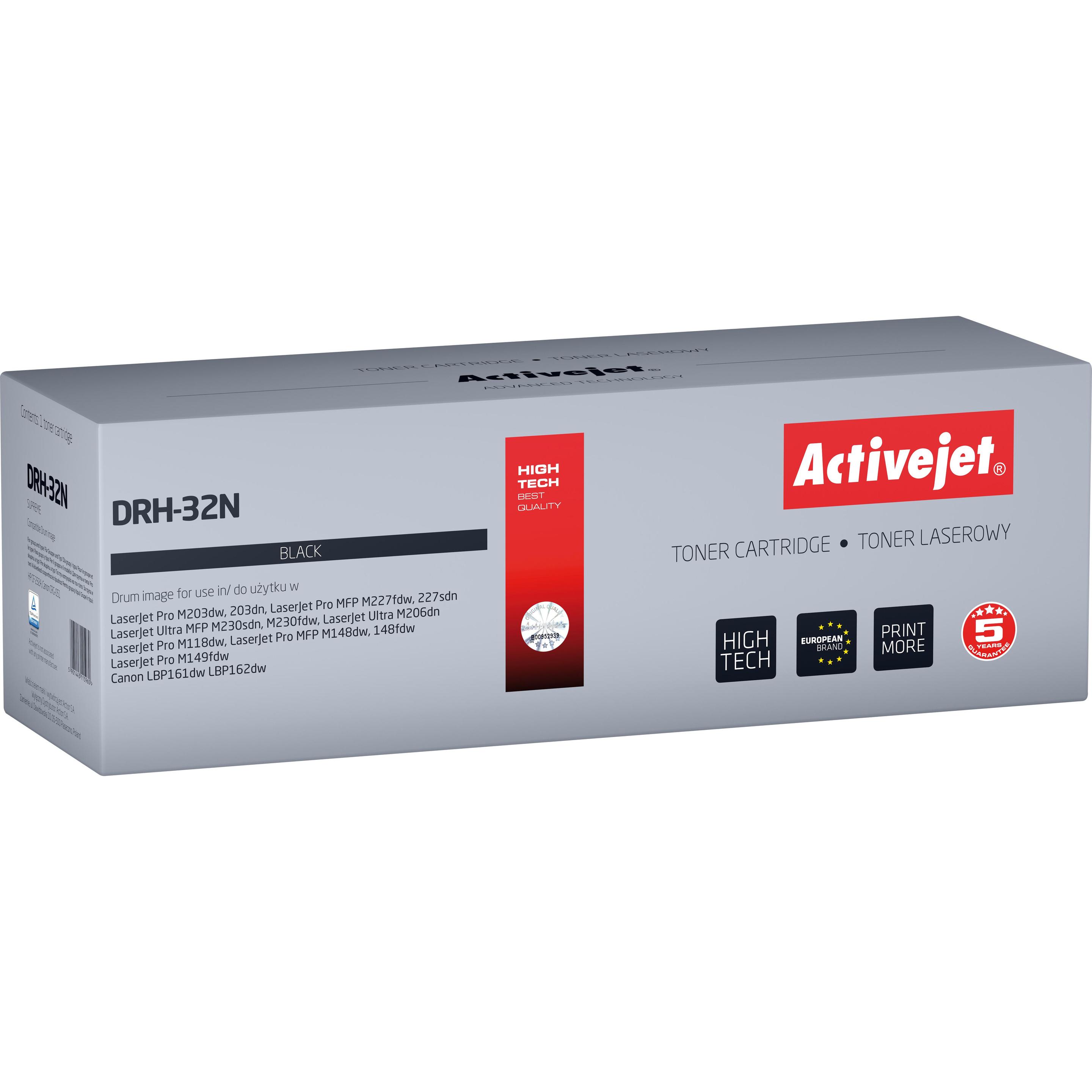 Activejet, Toner, Tamburo DRH-32N per stampanti HP ricambio HP 32A CF232A Massimo 23000 pagine nero (B)