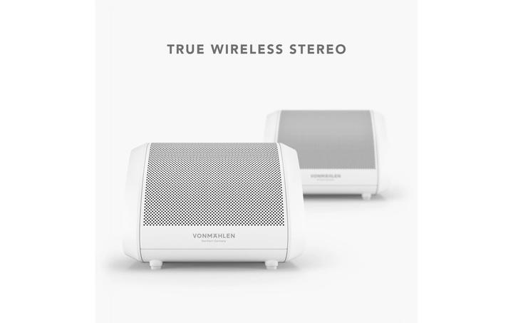 Produktbild Vonmählen Bluetooth Speaker Air Beats Mini White (13 h, Akkubetrieb)