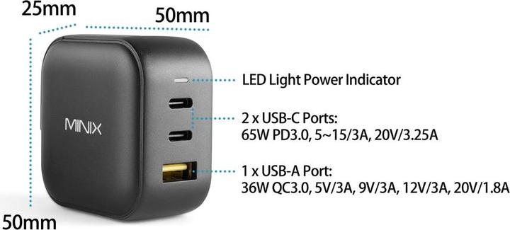 Produktbild Minix Neo P1 (65 W)