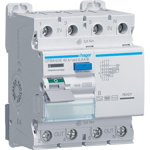 Hager CPB640E, Relais