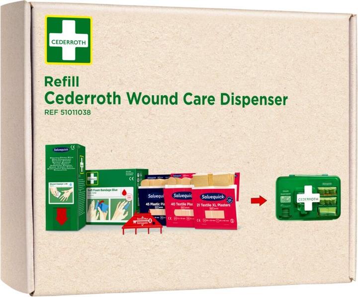 Cederroth Nachfüllpaket für den Wound Care Dispens (First aid set accessories)