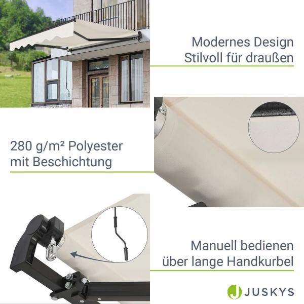Produktbild Juskys Gelenkarmmarkise (3 m)