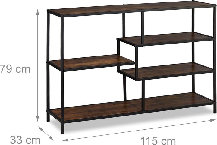Immagine prodotto Relaxdays Scaffale (115 x 33 x 79 cm)