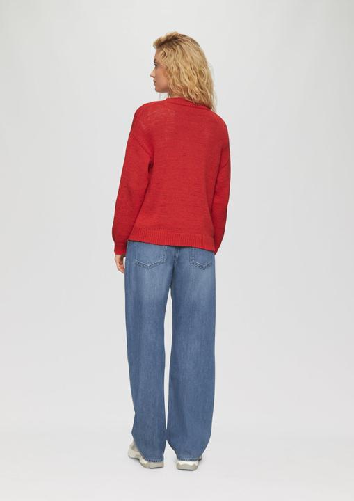 Produktbild s.Oliver Strickjacke Strickjacke im Relaxed Fit mit Knöpfen (36)