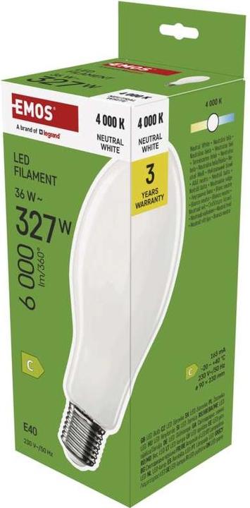 Immagine prodotto Emos Lampada a LED (E40, 36 W, 6000 lm, 1 x, C)