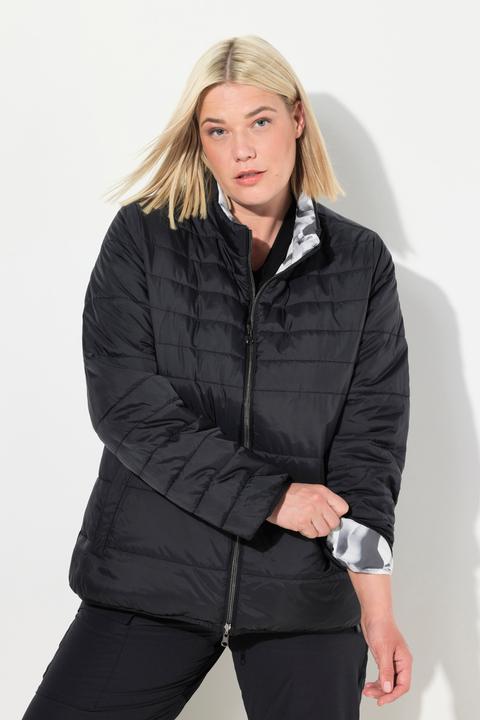 Image du produit Ulla Popken Veste technique réversible HYPRAR, imperméable, matière recyclée (54)