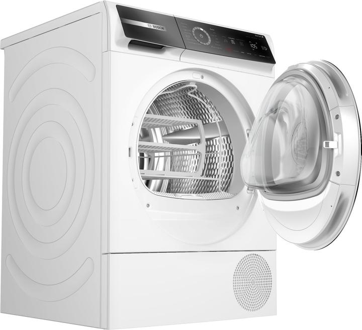 Image du produit Bosch Hausgeräte Serie 8 Heat Pump Tumble Dryer, 9 kg, white (9 kg, Droite)