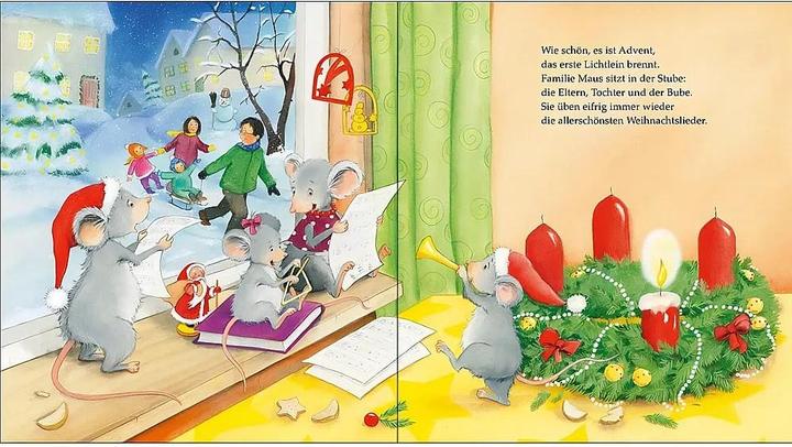 Produktbild Loewe Wunderbare Weihnachten mit Familie Maus