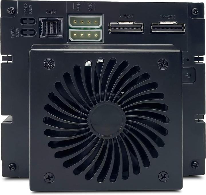 Actual product image Fantec WR-NVMeU.2-C3141 Back- plane f. 4x 3.5/2.5 NVMe/SSD/HDD (2.5", 3.5")