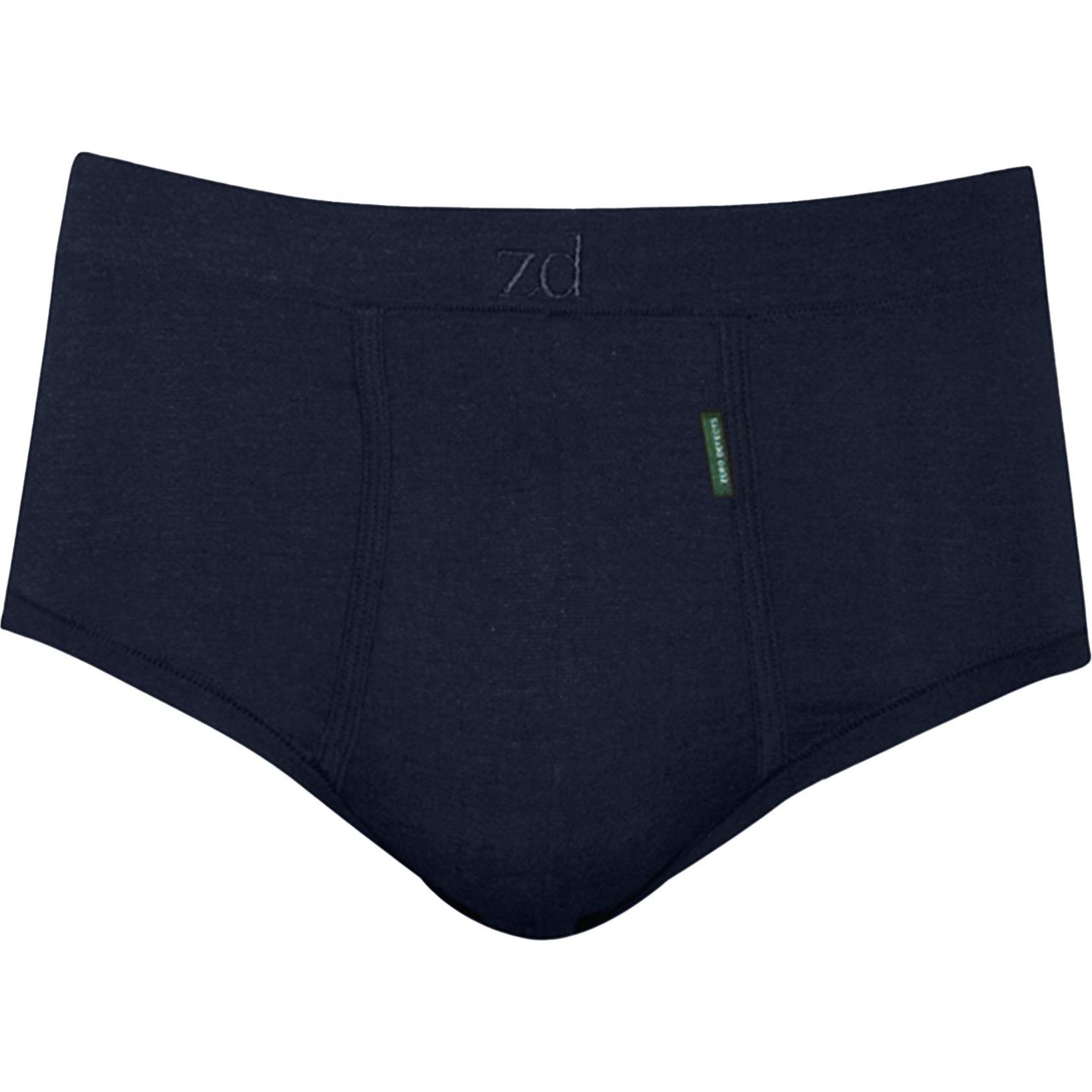 Zd Zero Defects, Herren, Unterhosen, Slip Casual Bequem sitzend, Blau, (3XL, Einzelpack)