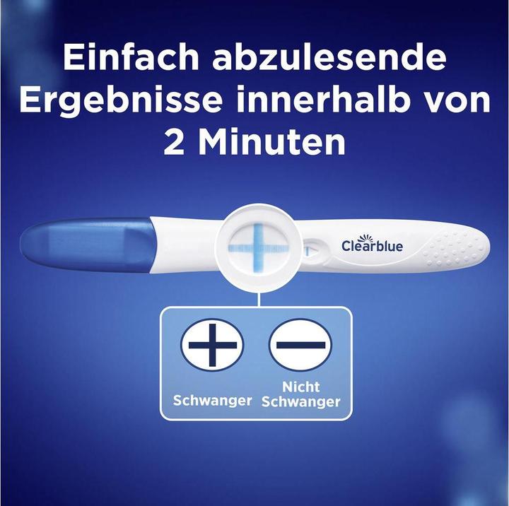 Actual product image Clearblue with discolouring tip (1 x)