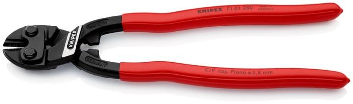 Image du produit Knipex Coupe-boulon compact DIN ISO 5745 L.200mm forme 0 droite sans encoche noir atram. Poignées K... (305 mm)