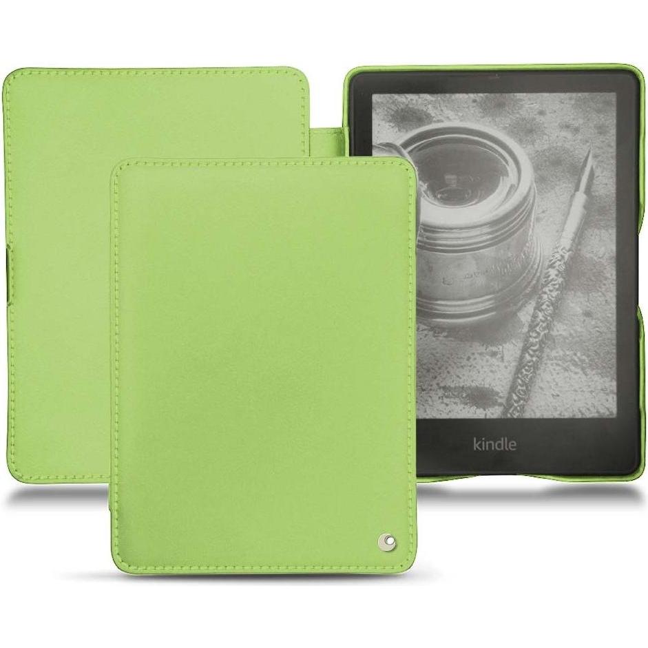 Noreve Lederschutzhülle horizontal (Kindle Papewhite (2021)), Tablet Hülle, Grün