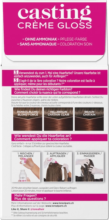 Immagine prodotto L'Oréal Paris Crema Gloss per la colata (535 Chocolat)