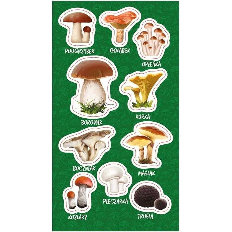Ranok Multicolore Sticker, Aufkleber Mit Essbaren Pilzen (10 Adesivo)