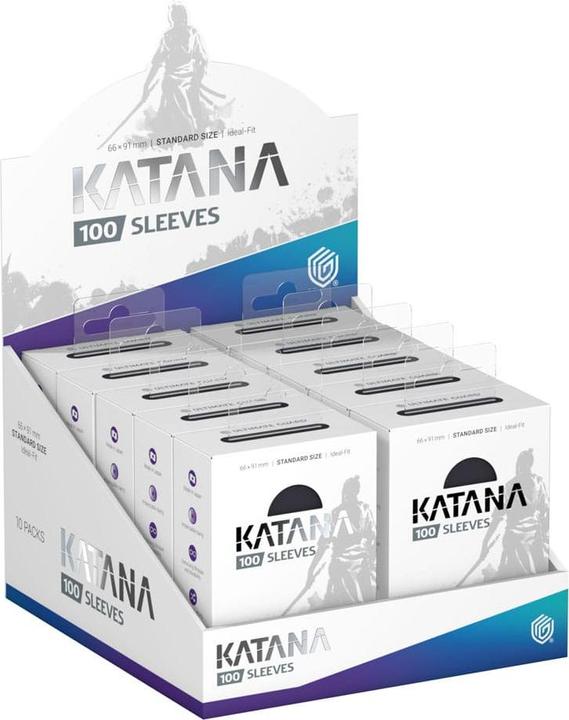 Actual product image Ultimate Guard Katana Sleeves Standardgrösse Obsidian Shard (100)