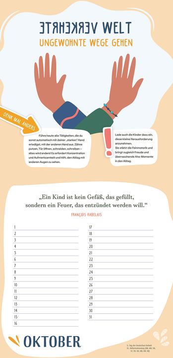 Produktbild Immerwährender Teamkalender. Für ein gutes Miteinander