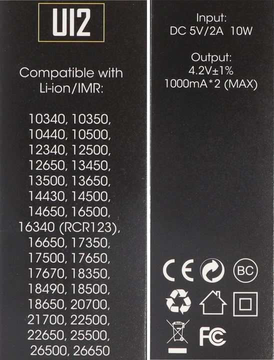 Produktbild Nitecore USB Lader UI2 (1 Stk., Ladegerät ohne Akku)