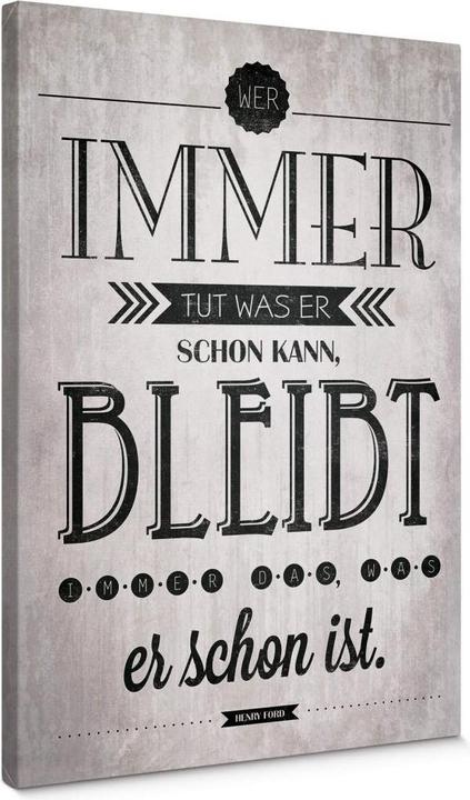 Produktbild Trenddeko Wer immer tut was er schon kann (20 x 30 cm)