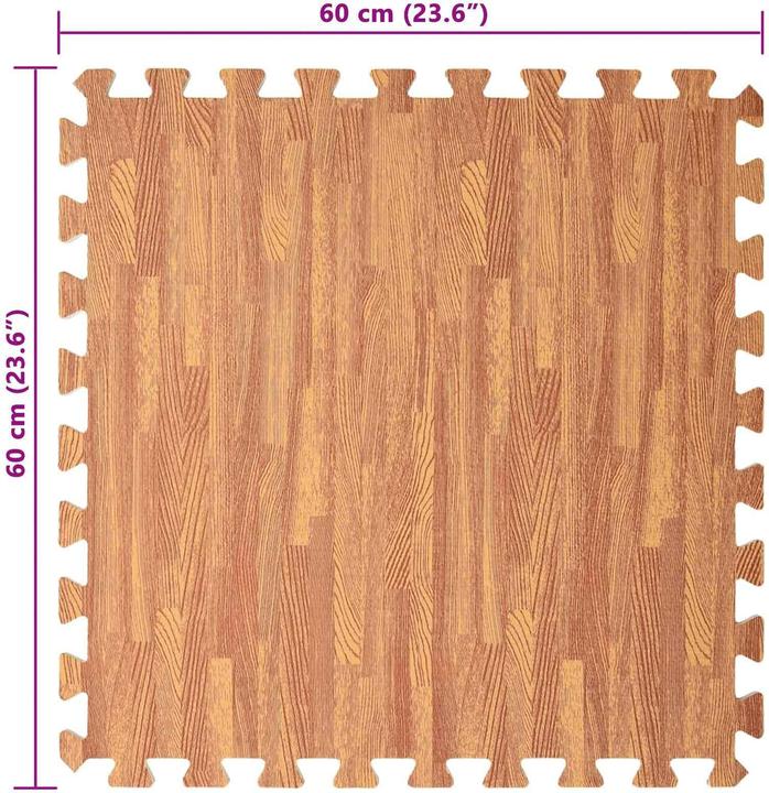 Produktbild vidaXL Rechteckige Matten (1 cm)