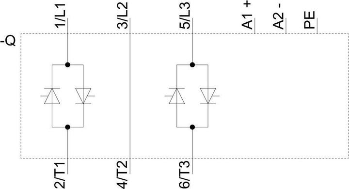 Produktbild Siemens 3-phasiges Halbleiterschütz 3RF24 3RF2420-1AB45