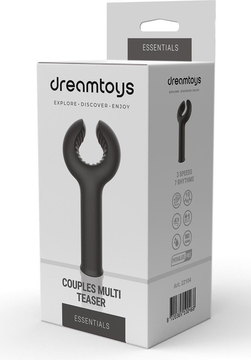 Image du produit Dreamtoys Vibromasseur Essential Couples Multi Teaser 3 vitesses de vibration et 7 motifs rythmiques