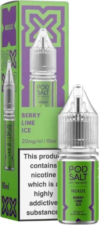 Immagine prodotto Pod Salt Nexus Nikotin Salz Liquid (Calce dolcissima, Mirtillo)