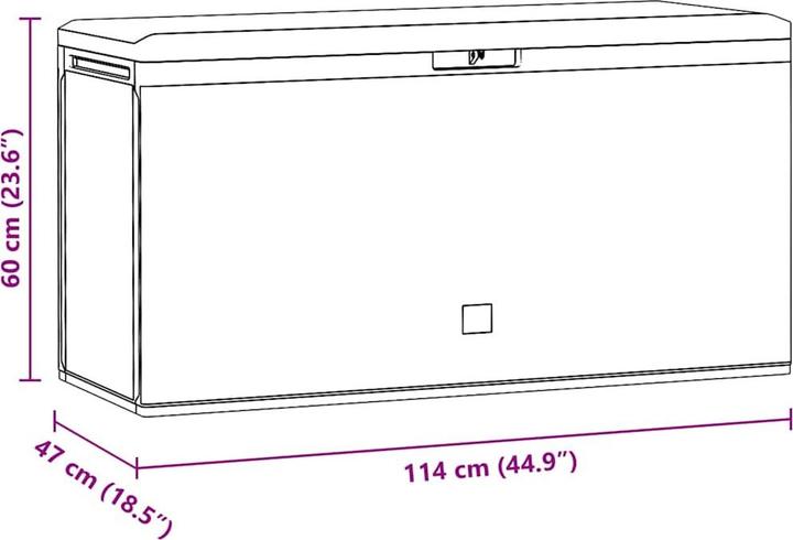 Produktbild vidaXL Aufbewahrungsbox