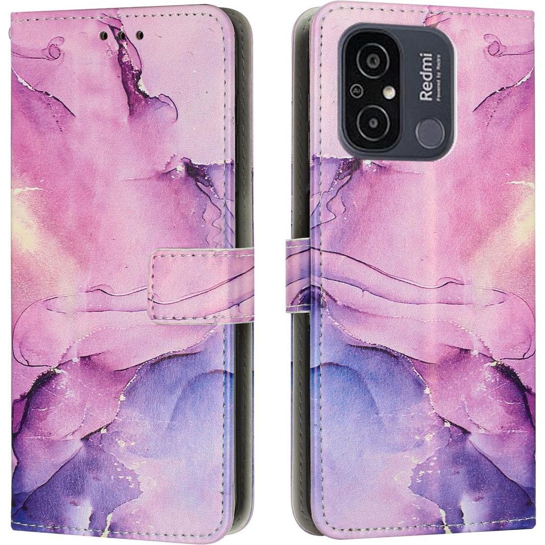 König Design Hülle Handy Schutz für Samsung Galaxy A04e A34 A54 Case Cover Marmor Tasche Etui (Xiaomi Redmi 11A), Smartp...