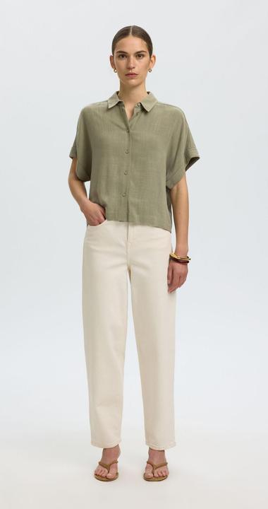 Immagine prodotto Selected Slfviva Ss Cropped Shirt Noos (34)