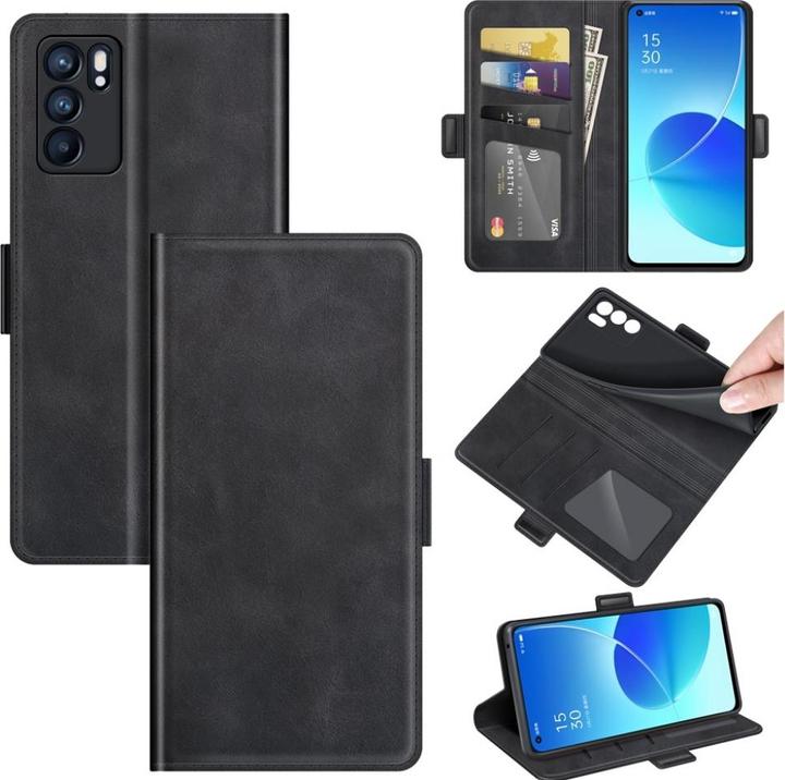 Produktbild Screenguard Oppo Reno6 5G CardLounge Lederhülle (Oppo Reno 6 5G)