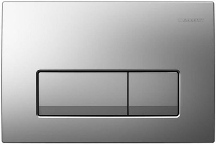 Geberit Delta 51 drain plate WC drain plate chrome matt (115.105.46.1)
